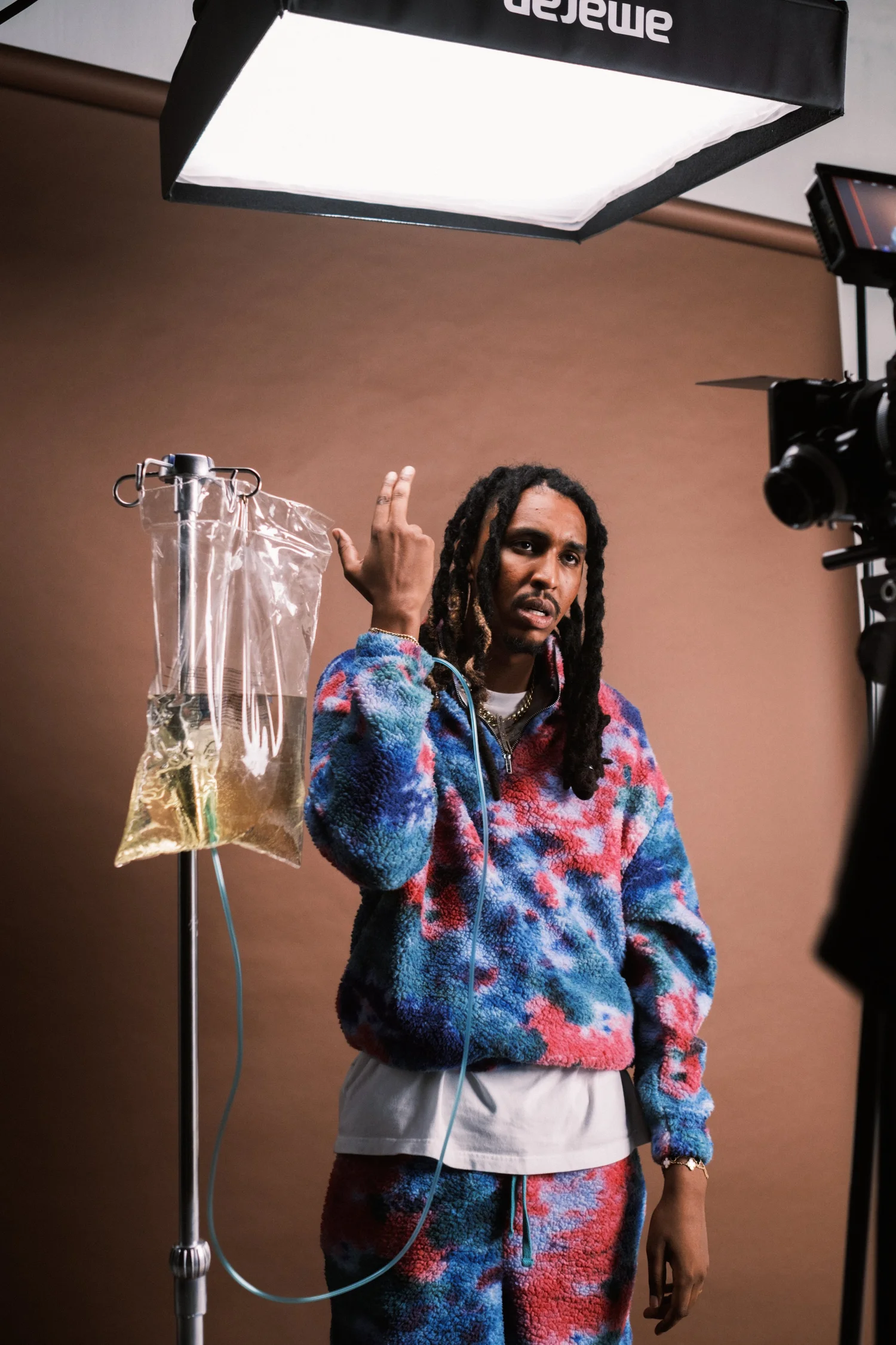 Behind the scenes